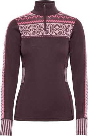 Kari Traa Ines Half Zip Merinounterw&auml;sche f&uuml;r Damen | braun