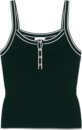 Sandro Top con dettaglio a righe - Verde