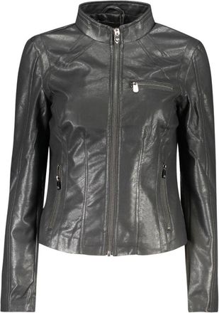 Desigual Nero Poliurethaan Damesjack