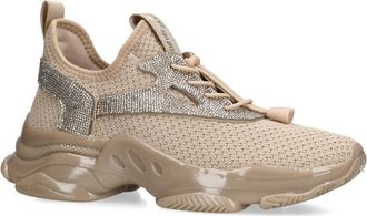 Steve Madden Womens Match Re Cream Sneakers Fabric - Size UK 6