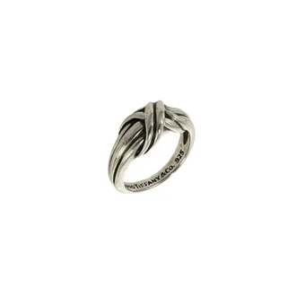 Tiffany & Co. Silver Silver 925 Band Ring (Pre-Owned)
