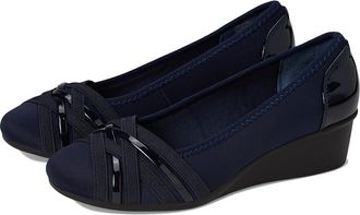 White Mountain Bowie Womens Shoes Navy/Nylon : 6.5 B - Medium, Synthetic/Textile