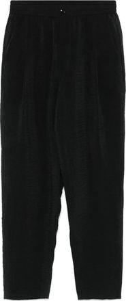 Giorgio Armani Pantaloni con vita elasticizzata - Nero