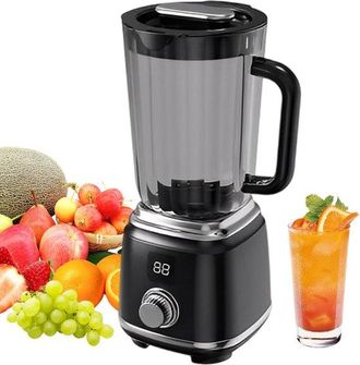 OEM Exprimidor De Frutas Port&aacute;til Recargable Con Pantalla Led, Inal&aacute;mbrico, Extrae Jugo De Limones, Naranjas, Pi&ntilde;as, C&iacute;tricos, Color Negro