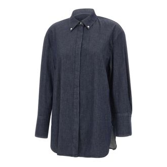 Elena Miro Shirts, female, Blue, Size: 5XL Elena Mir&ograve; Shirts Blue
