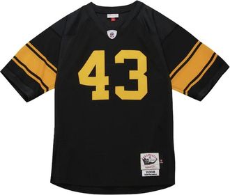Mitchell & Ness T-shirt Troy Polamalu NFL Pittsburgh Steelers 2008 - Nero