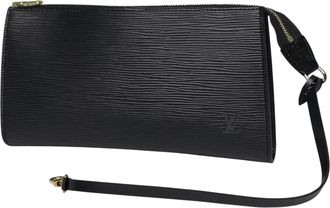 Louis Vuitton Epi Black Noir Epi Leather Pochette (Pre-Owned)