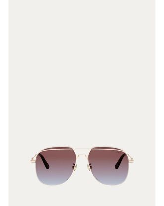 Dior Petit CD A1U 56MM Square Sunglasses
