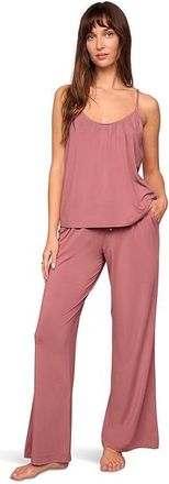 Eberjey Gisele - The Tencel Modal Cami Pants Pajama Set Womens Pajama Sets Berry Blush : XL, Modal/Spandex/Tencel