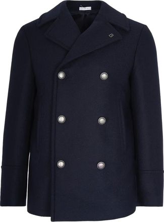 Breras Milano Cappotto doppiopetto - Blu