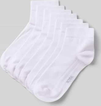 Mc Neal Socken im 7er-Pack mit geripptem B&uuml;ndchen in Weiss, Gr&ouml;&szlig;e 39/42