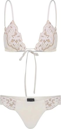 Miss Bikini Triangel Top en Brazilian Slip - Dames - Bikinis - Beige - XL - Badmode