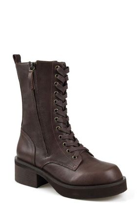 Candie's Lace-Up Boot in Brown at Nordstrom, Size 10