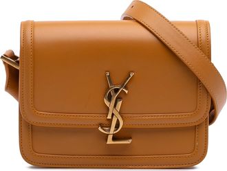 Saint Laurent Pre-owned Womens Solferino Crossbody Leather Bag - Tan - One Size