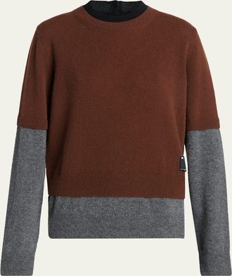 Marni Double-Layered Cashmere Sweater