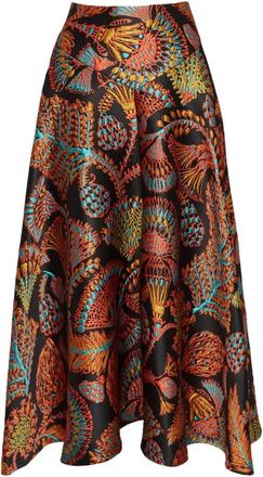 La DoubleJ Milano Rok - Dames - Midirokken - Veelkleurig - M - Katoen - Rokken
