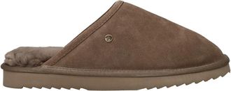 Warmbat Klassieke pantoffel voor heren - Heren - Pantoffels - Beige - 40 EU - Wol - Schoenen