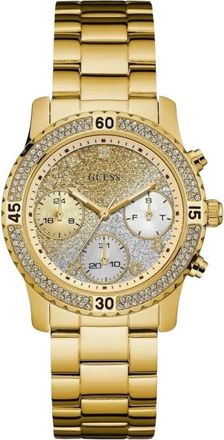 Guess Confetti Horloge - Dames - Horloges - Geel - ONE Size - Accessoires