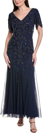 Adrianna Papell Beaded Mermaid Gown