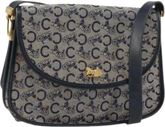 Celine Pre-owned Cross Body Bags, female, Blue, Size: ONE SIZE Pre-owned Vintage Cross Body Bag