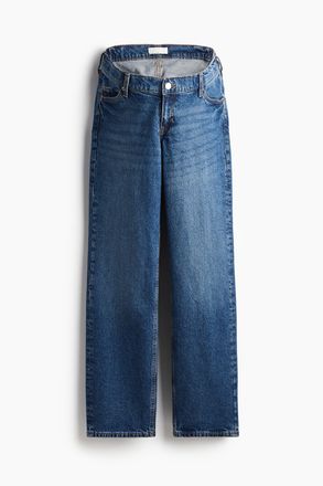 H&M MAMA Before & After Straight Low Jeans - Denimblau
