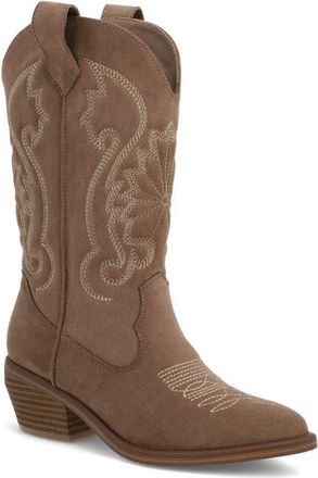 Mia Kelsha Western Boot in Maple at Nordstrom, Size 6.5