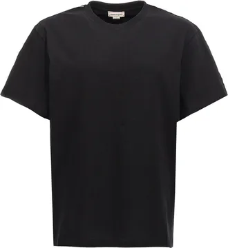 Alexander McQueen Alexander Mcqueen Contrast Band T Shirt