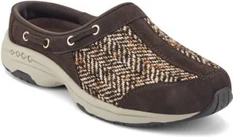 Easy Spirit Travelport Clog in Dark Brown at Nordstrom, Size 10.5