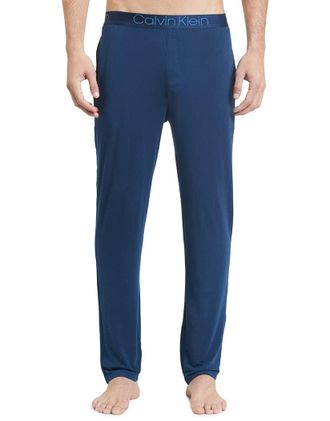 Calvin Klein Mens Ultra Soft Modal Pants Pajama Bottom, Blue Shadow, Small