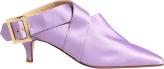 Dolce & Gabbana Purple Satin Sandals Womens Shoes (Pre-Owned)