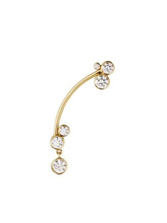 Sophie Bille Brahe 18kt geelgouden Stella oorbel met diamant