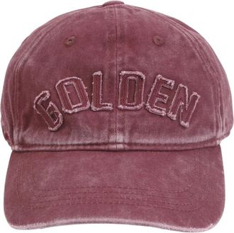 Golden Goose Journey Baseball Cap - Heren - Petten - Rood - ONE Size - Katoen - Accessoires