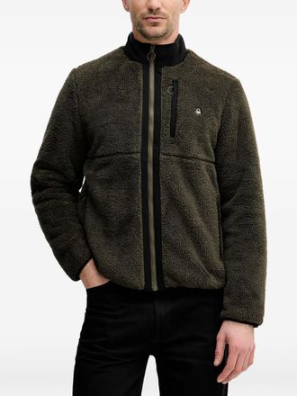 Benetton Giacca con zip - Verde