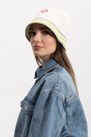 Casablanca Hat With Logo, Unisex, White