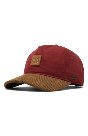 Melin Odysea Thermal Water Repellent Waxed Cotton Baseball Cap in Racing Red at Nordstrom, Size Medium