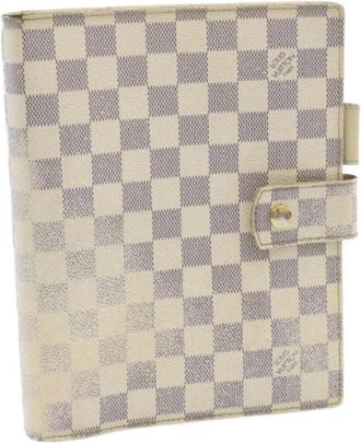 Louis Vuitton Pre-owned Accessories, female, White, Size: ONE SIZE Pre-owned Canvas Home-Office