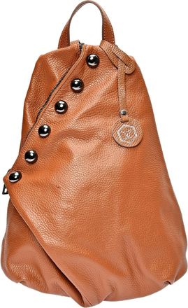 Luisa Vannini Bruine Leren Tas