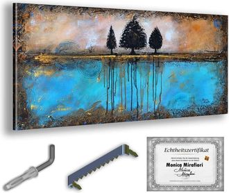 OEM Monica Mirafiori I 100% Pintado A Mano I Cuadro Deseo 140x70cm Cuadro Pintado A Mano Cuadro Acr&iacute;lico Cuadro Acr&iacute;lico De Gran Tama&ntilde;o I Arte Moderno I C