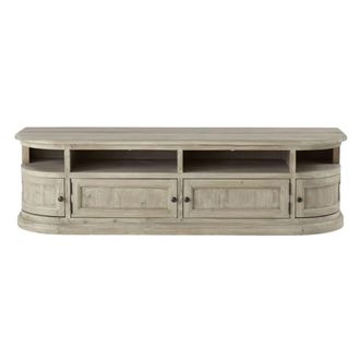 Tikamoon Mueble de tv de madera de pino celeste 180