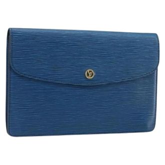 Louis Vuitton Clutch Bag in Pelle Epi Pre-owned - - Pre-owned - Donna - Blu - ONE SIZE