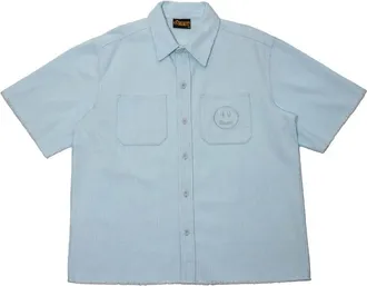 Drew House Corduroy Shirt Baby Blue DR-SS21-121