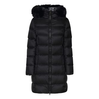 Colmar Parkas, female, Black, XL, Long Nylon Parka