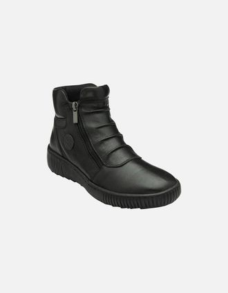 Lotus Womens Lotus Atlanta ladies boot in Black Leather