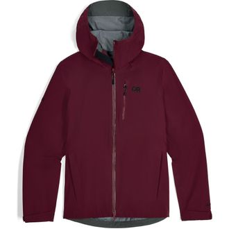 Outdoor Research Aspire II Gore-Tex Waterproof Jacket in Winterberry at Nordstrom, Size 1X
