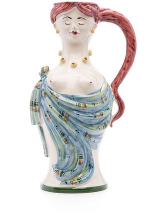 Les-Ottomans Maitress ceramic jug (15cm x 28cm) - Neutrals