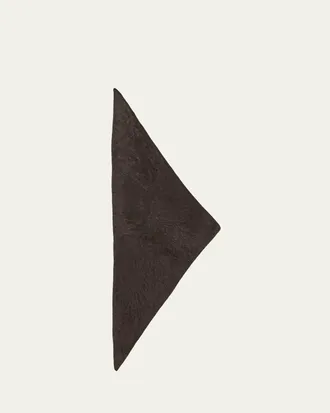 Lisa Yang Brushed Cashmere Bandana Scarf