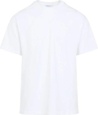 Givenchy Tops, Heren, Wit, M, Katoen, Cotton T-Shirt