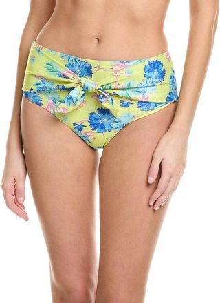 Milly Floating Cosmos Tie Front Bikini Bottom