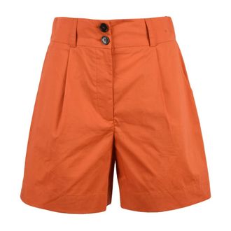Woolrich Casual Shorts - Dames - Korte Broeken - Oranje - S - Katoen - Korte Broeken