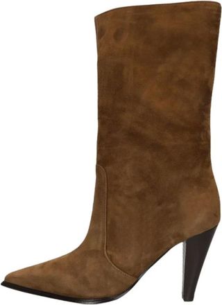 Notre-V Schoenen, Dames, Bruin, 39 EU, Heeled Boots